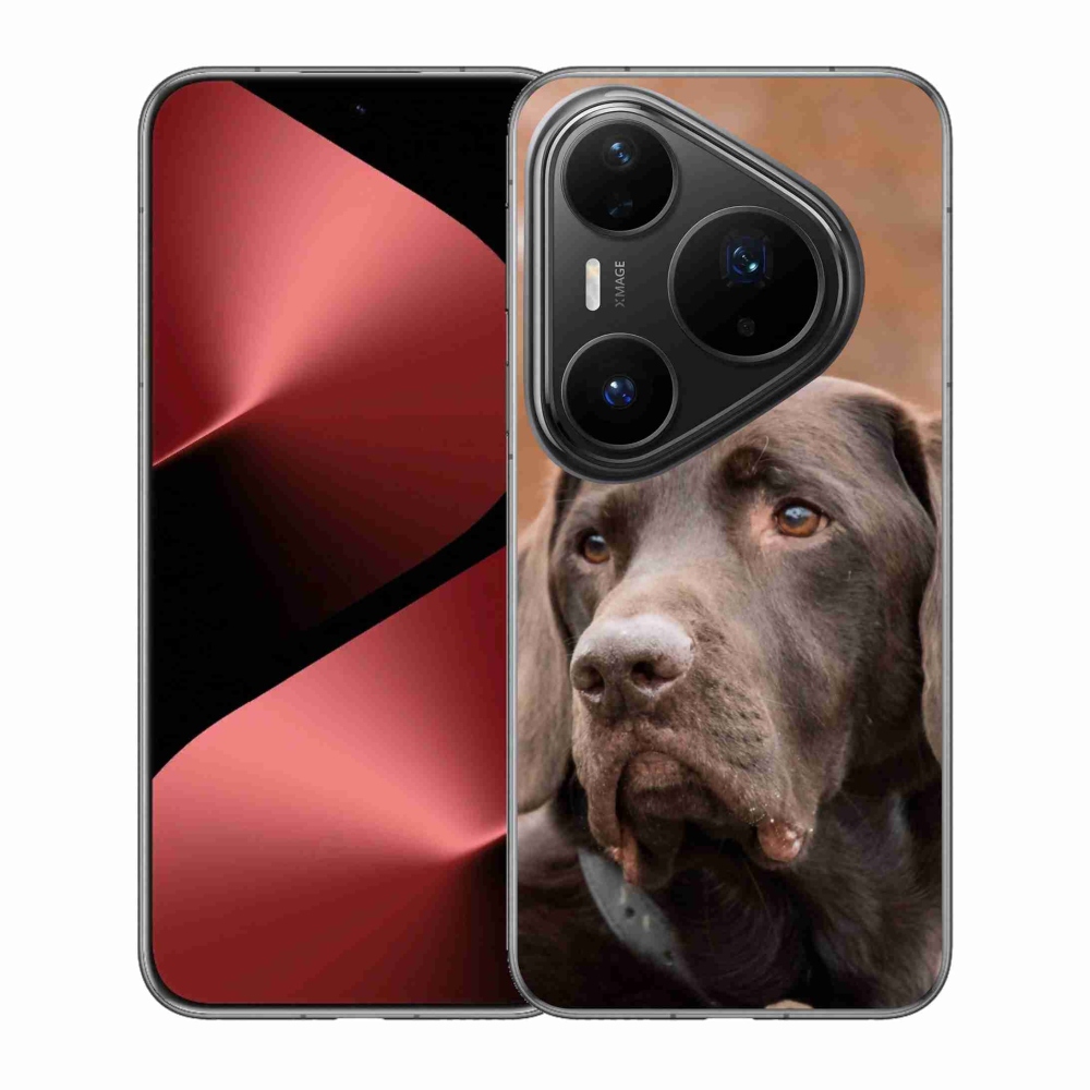 Gélový kryt mmCase na Huawei Pura 80 Pro - hnedý labrador