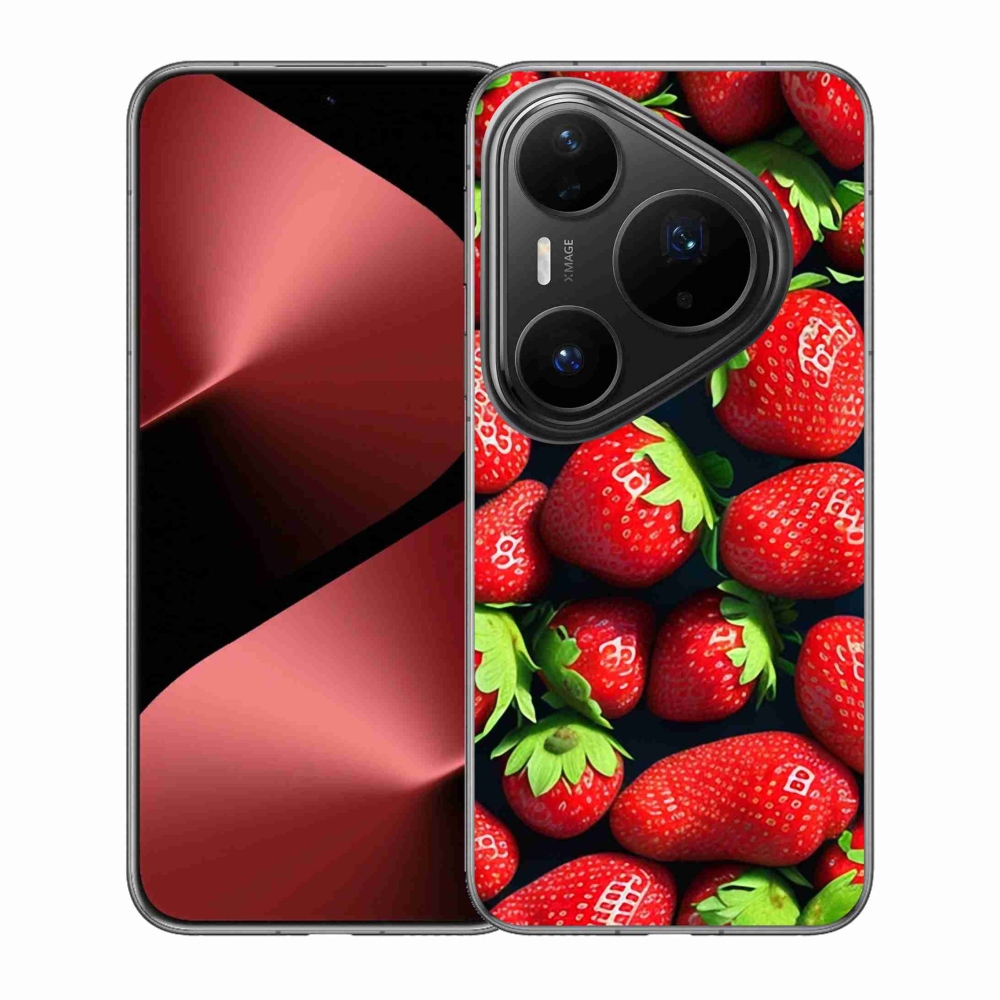 Gélový kryt mmCase na Huawei Pura 80 Pro - jahody