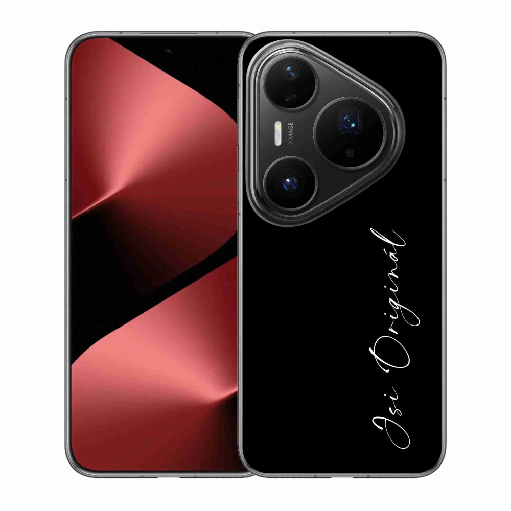 Gélový kryt mmCase na Huawei Pura 80 Pro - si originál čierne pozadie