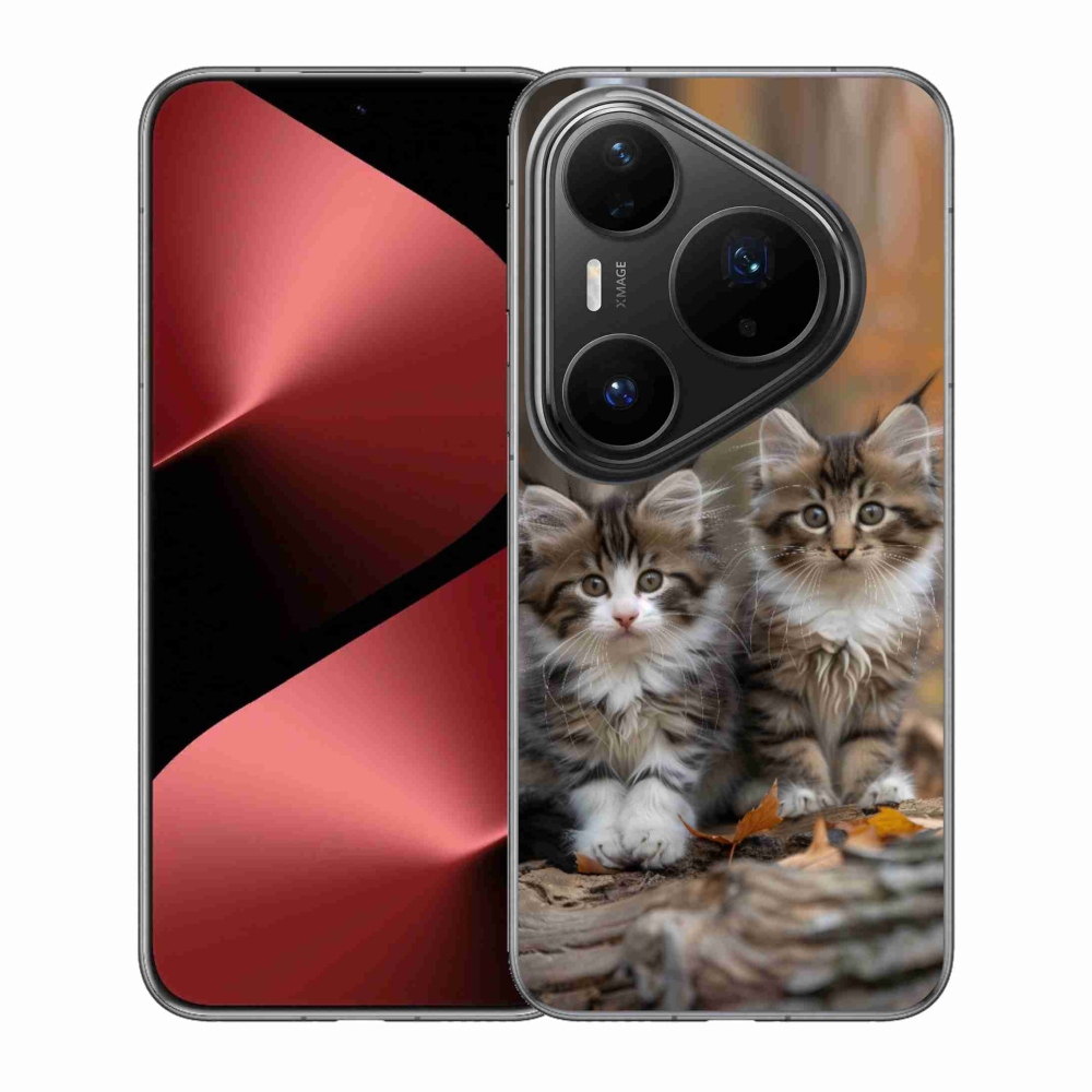 Gélový kryt mmCase na Huawei Pura 80 Pro - mačacie duo 3