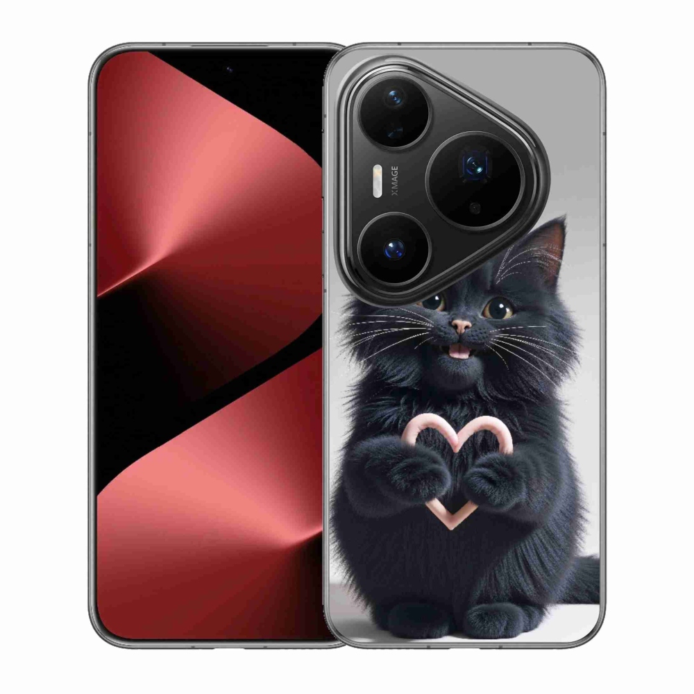 Gélový kryt mmCase na Huawei Pura 80 Pro - mačacia láska 3