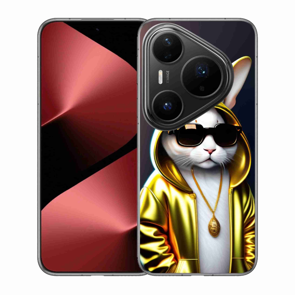 Gélový kryt mmCase na Huawei Pura 80 Pro - mačka boss