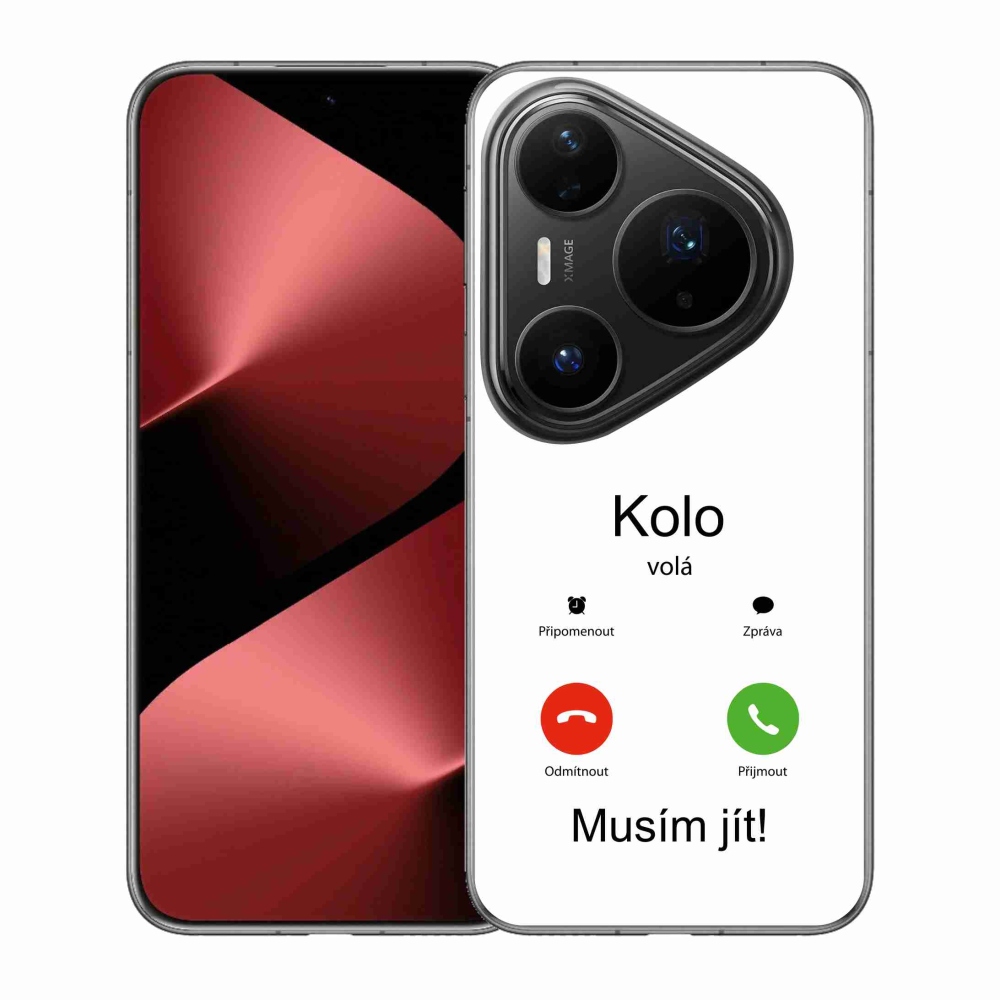 Gélový kryt mmCase na Huawei Pura 80 Pro - bicykel volá biele pozadie