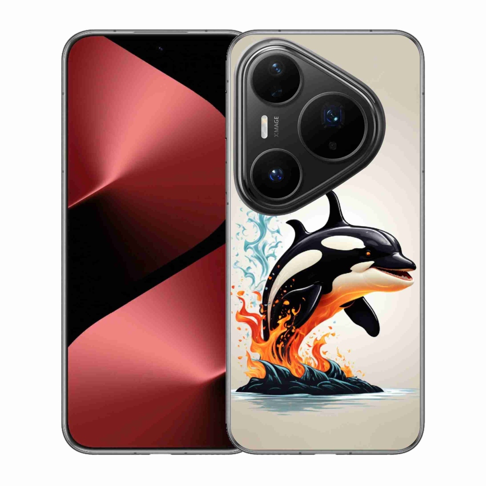 Gélový kryt mmCase na Huawei Pura 80 Pro - kosatka