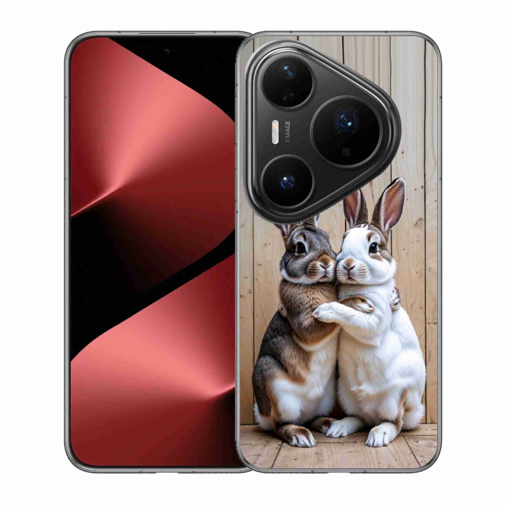 Gélový kryt mmCase na Huawei Pura 80 Pro - králičie pár