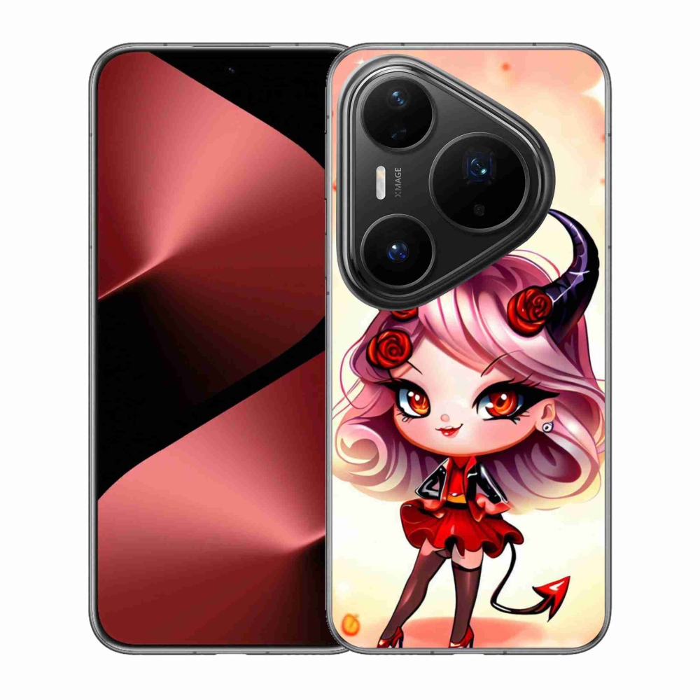 Gélový kryt mmCase na Huawei Pura 80 Pro - kreslená čertica
