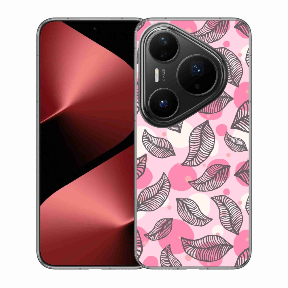 Gélový kryt mmCase na Huawei Pura 80 Pro - kreslené padajúce listy
