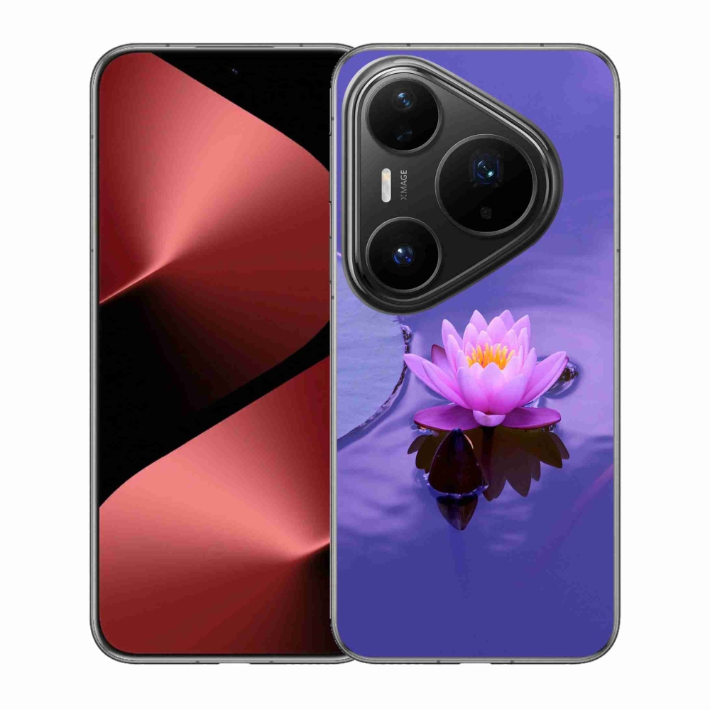 Gélový kryt mmCase na Huawei Pura 80 Pro - kvet na hladine