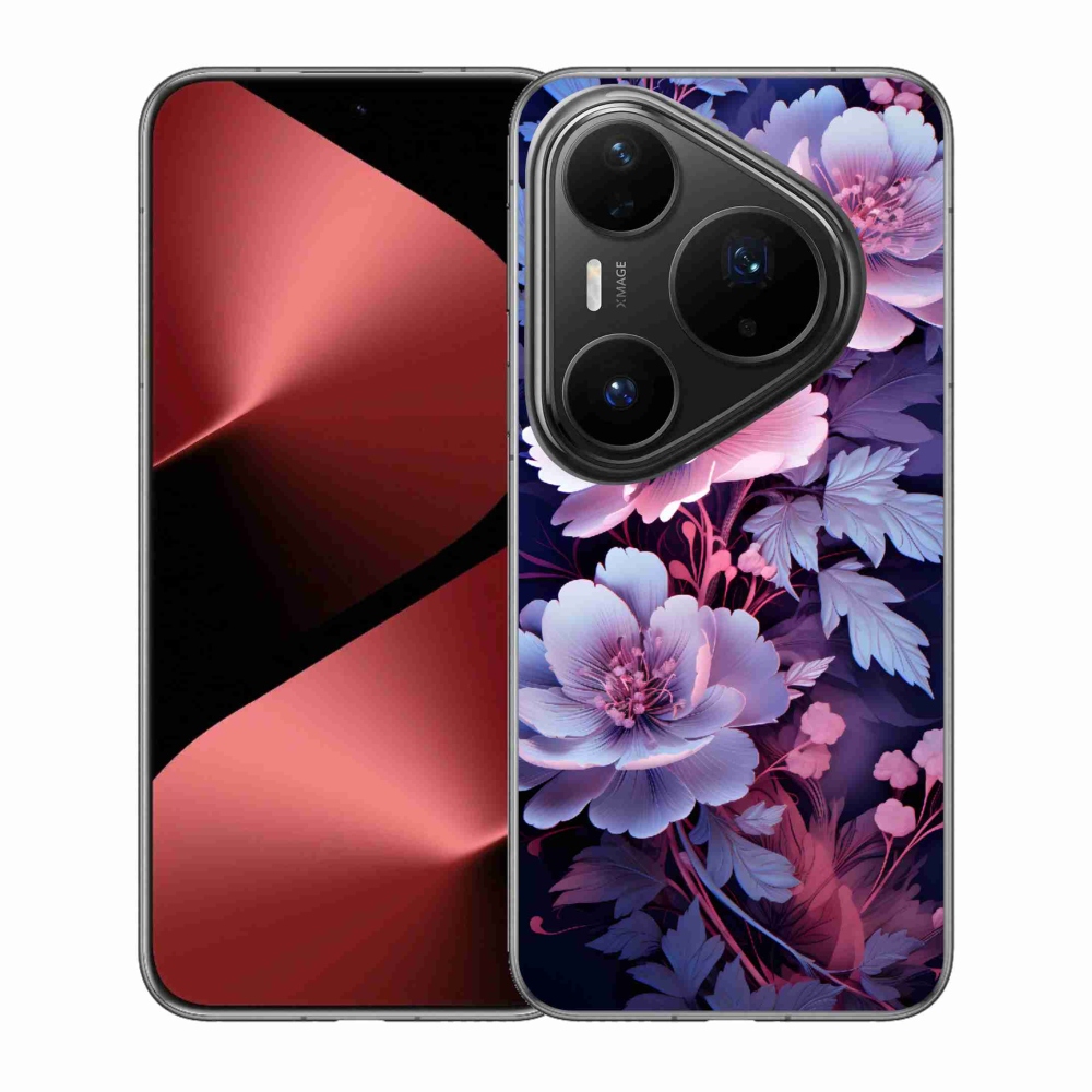 Gélový kryt mmCase na Huawei Pura 80 Pro - kvety 11