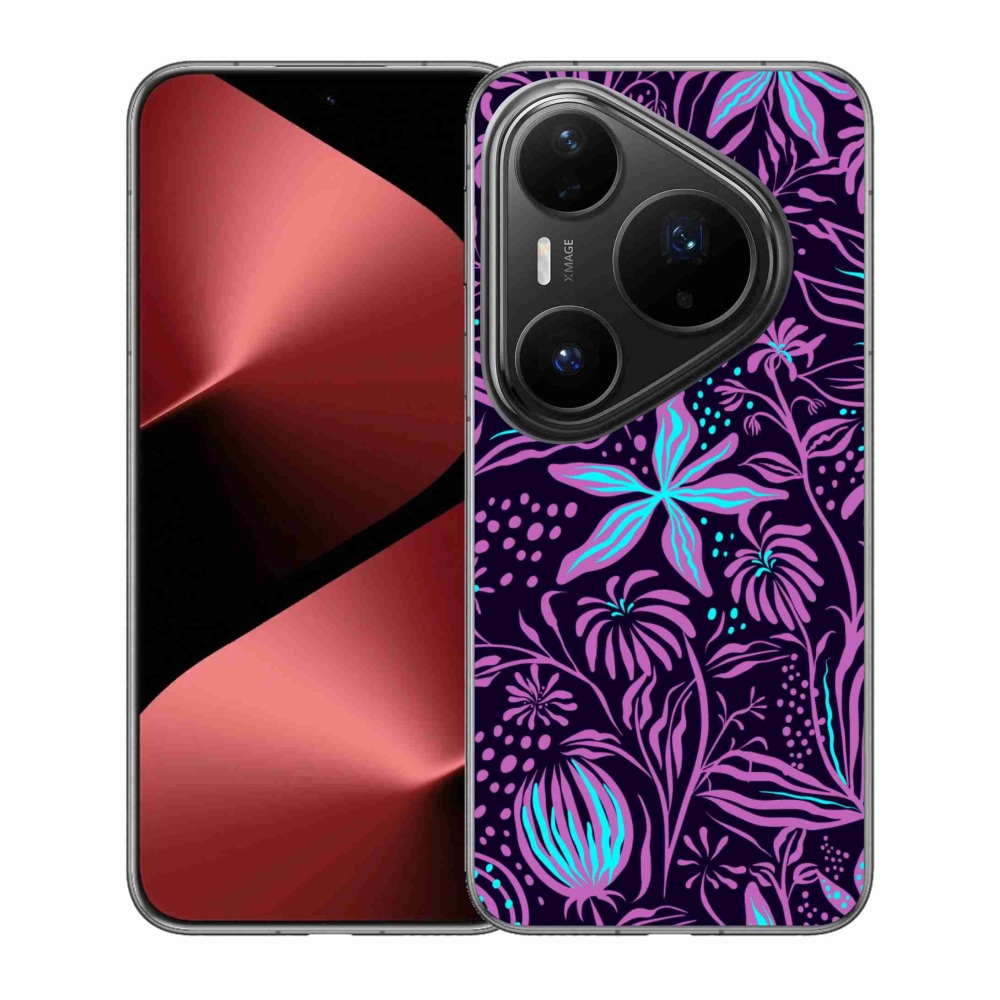 Gélový kryt mmCase na Huawei Pura 80 Pro - kvety 2