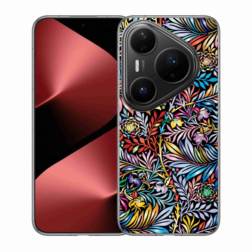 Gélový kryt mmCase na Huawei Pura 80 Pro - kvety 5