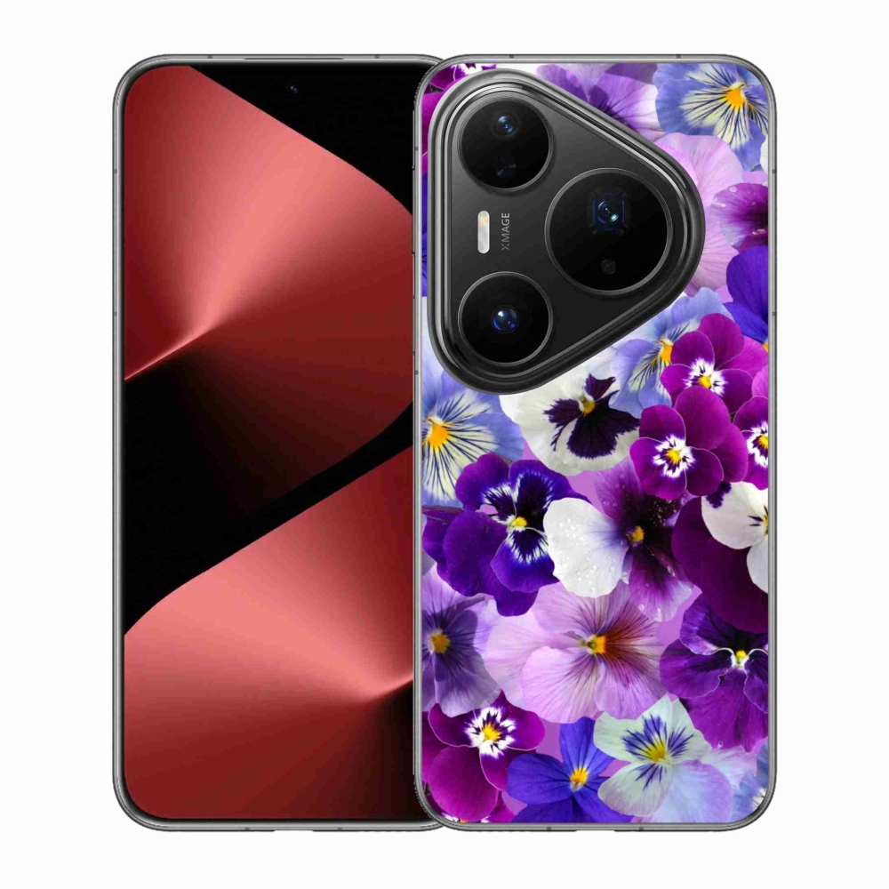 Gélový kryt mmCase na Huawei Pura 80 Pro - kvety 9