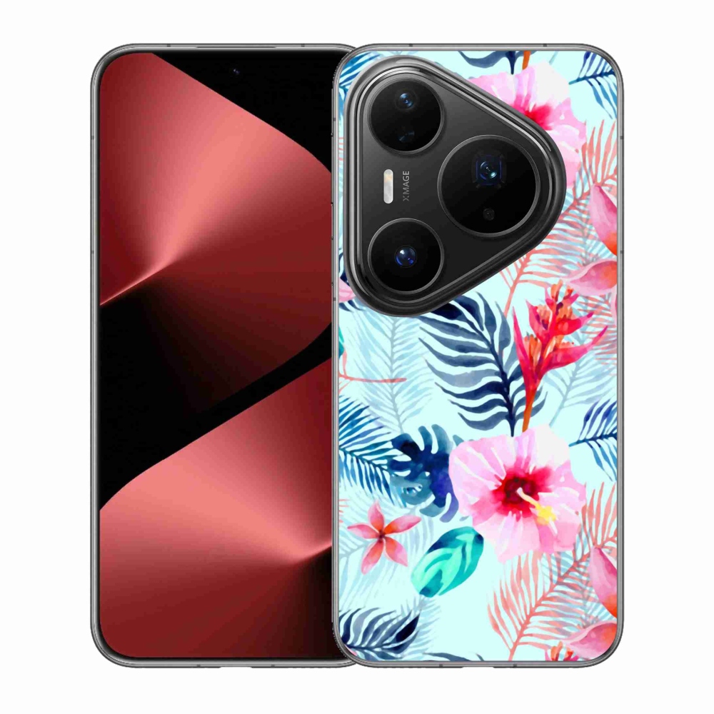 Gélový kryt mmCase na Huawei Pura 80 Pro - kvety