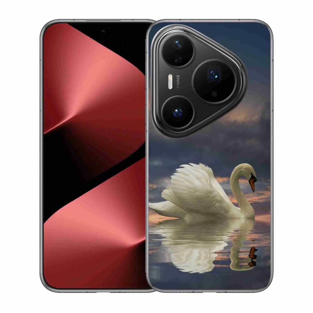 Gélový kryt mmCase na Huawei Pura 80 Pro - labuť