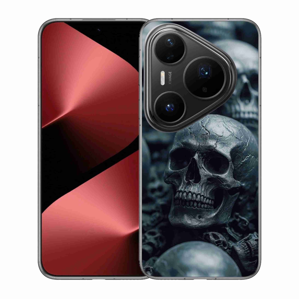 Gélový kryt mmCase na Huawei Pura 80 Pro - lebka 2