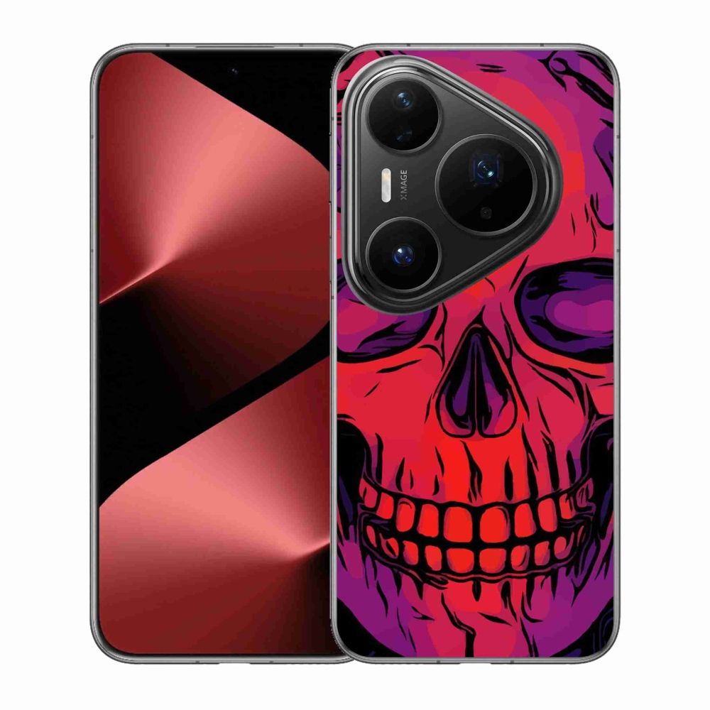 Gélový kryt mmCase na Huawei Pura 80 Pro - lebka