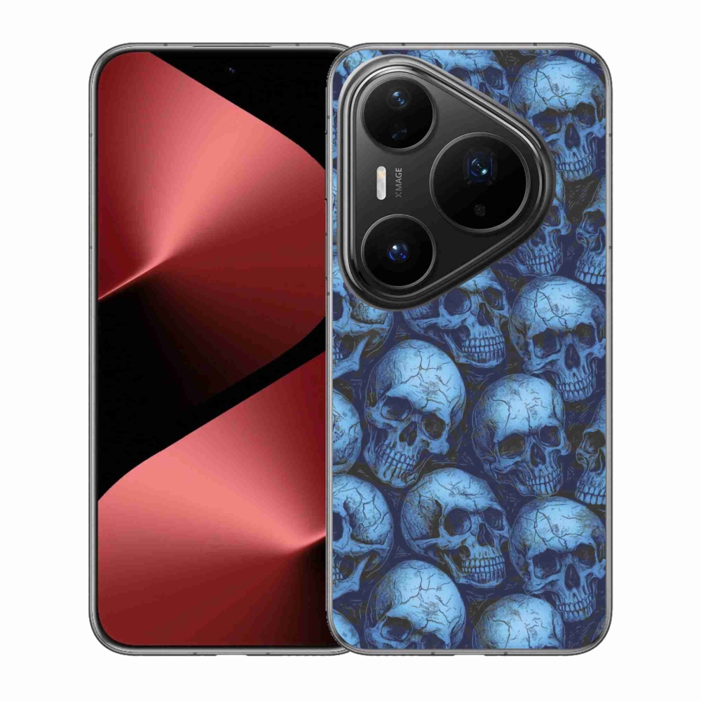 Gélový kryt mmCase na Huawei Pura 80 Pro - lebky