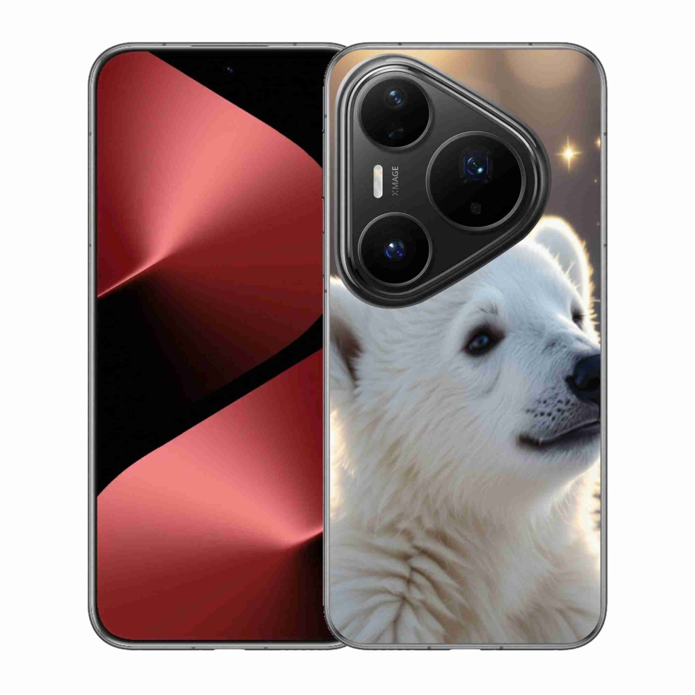 Gélový kryt mmCase na Huawei Pura 80 Pro - ľadový medveď