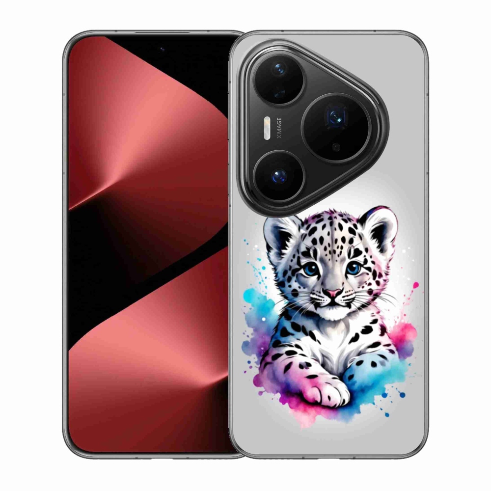 Gélový kryt mmCase na Huawei Pura 80 Pro - leopardie mláďa