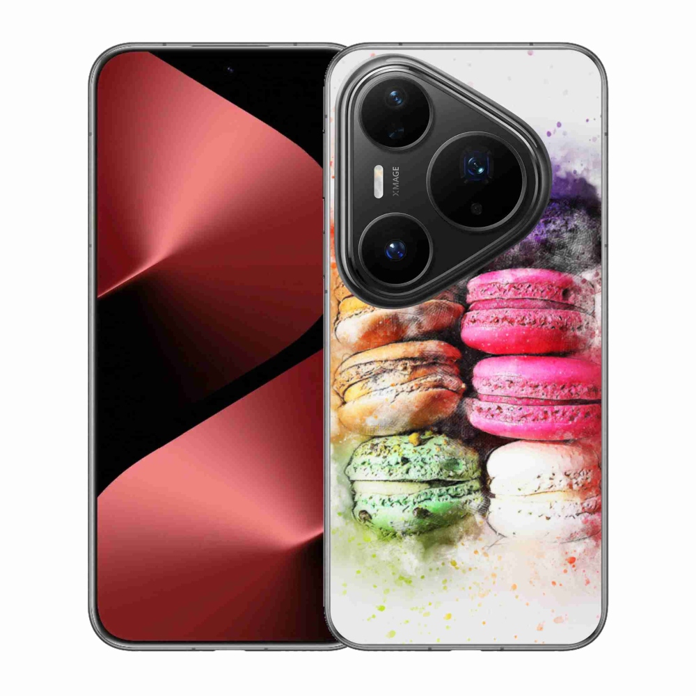 Gélový kryt mmCase na Huawei Pura 80 Pro - makrónky