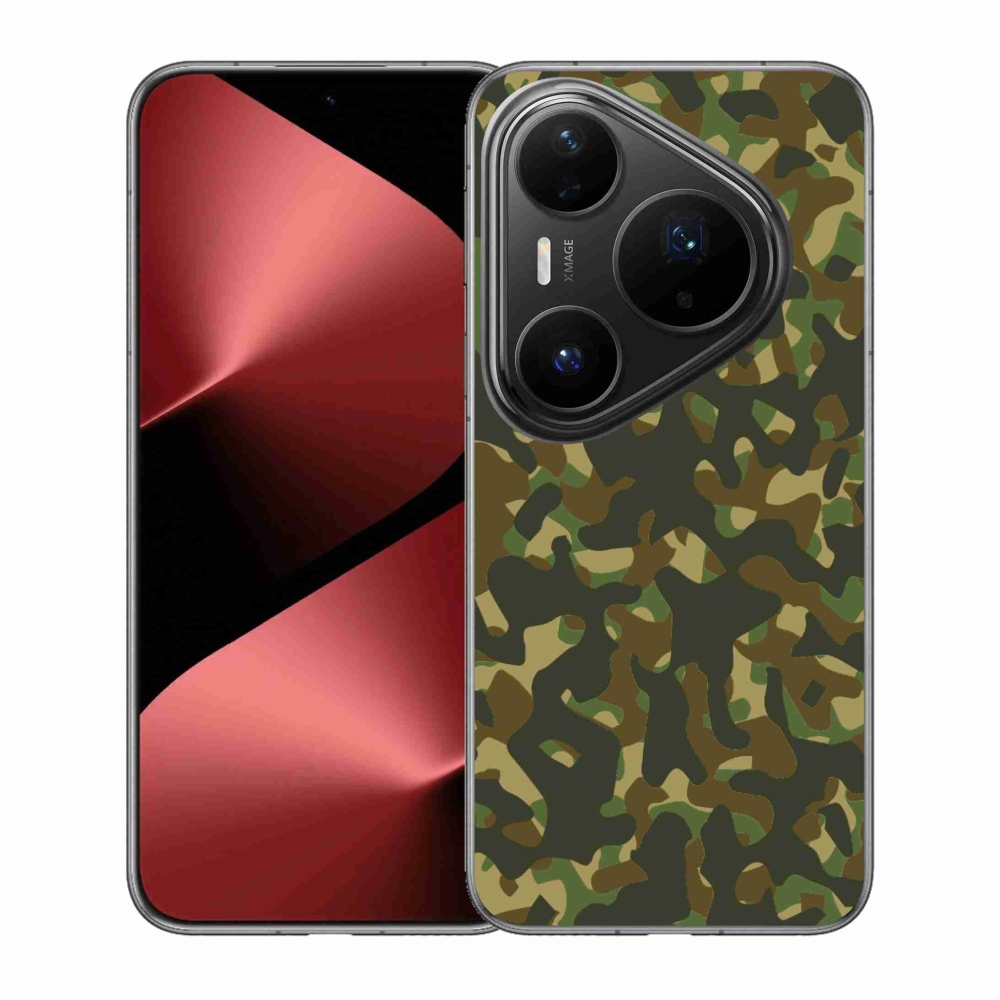 Gélový kryt mmCase na Huawei Pura 80 Pro - maskáčový vzor 1