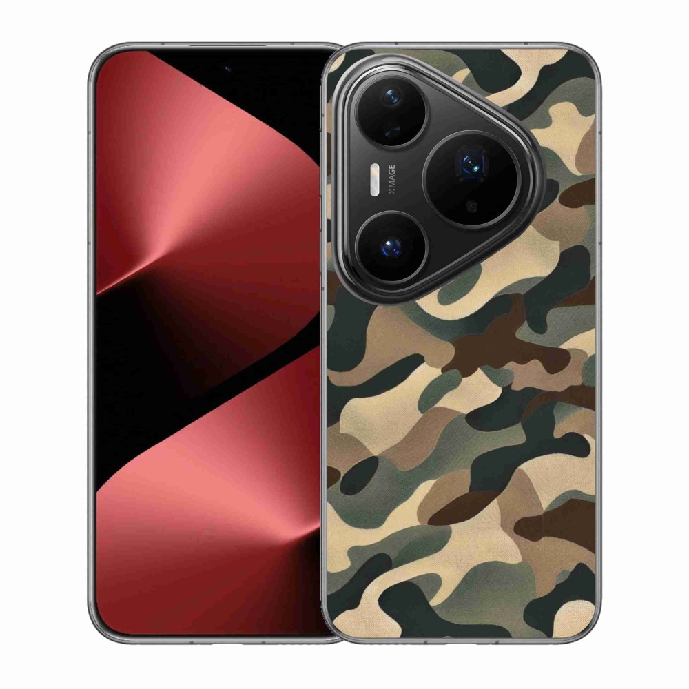 Gélový kryt mmCase na Huawei Pura 80 Pro - maskáčový vzor 11
