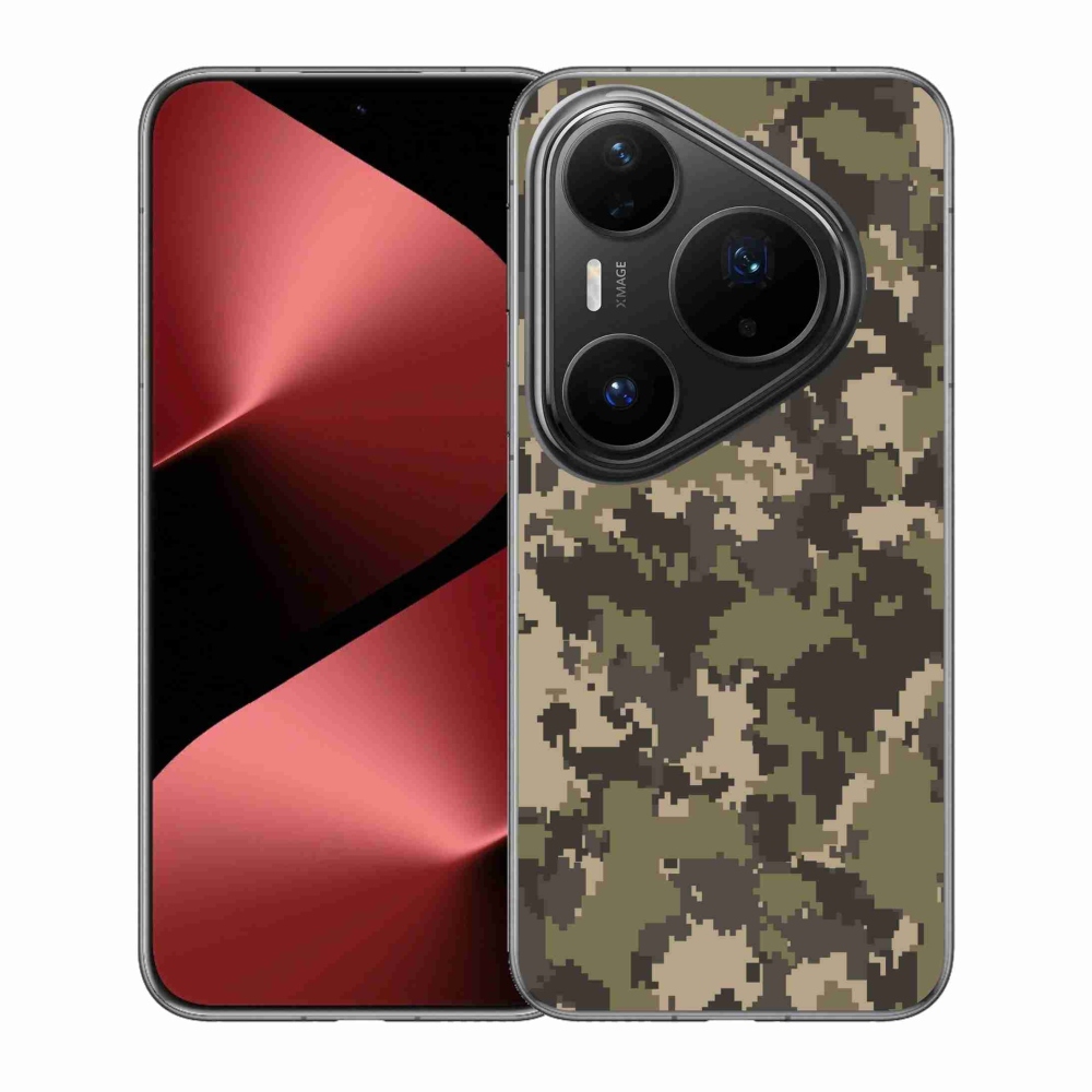 Gélový kryt mmCase na Huawei Pura 80 Pro - maskáčový vzor 12