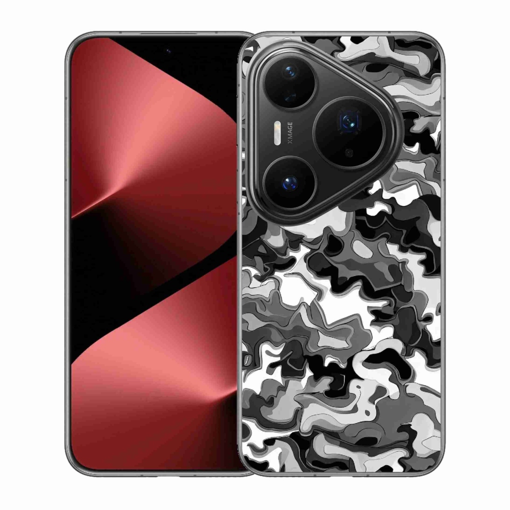 Gélový kryt mmCase na Huawei Pura 80 Pro - maskáčový vzor 3