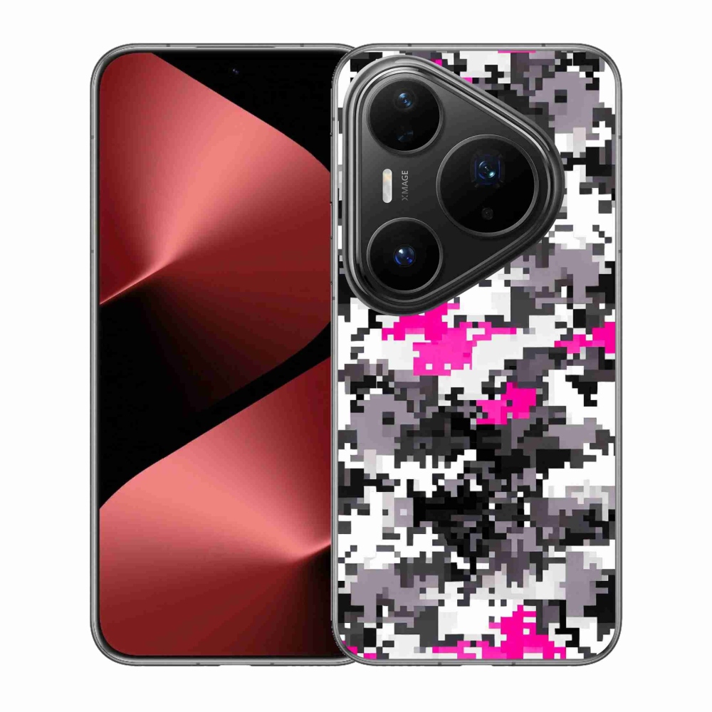 Gélový kryt mmCase na Huawei Pura 80 Pro - maskáčový vzor 4
