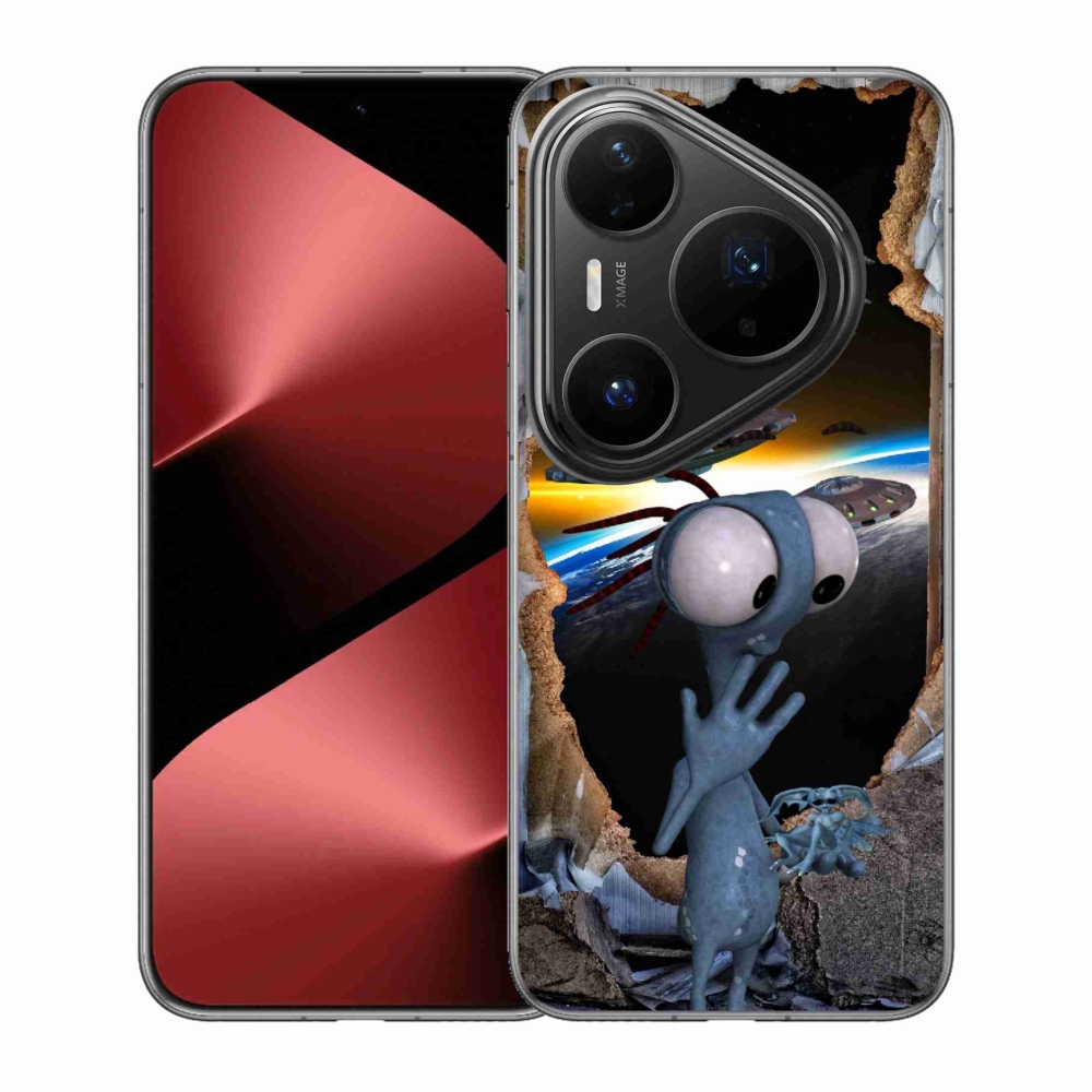 Gélový kryt mmCase na Huawei Pura 80 Pro - mimozemšťan