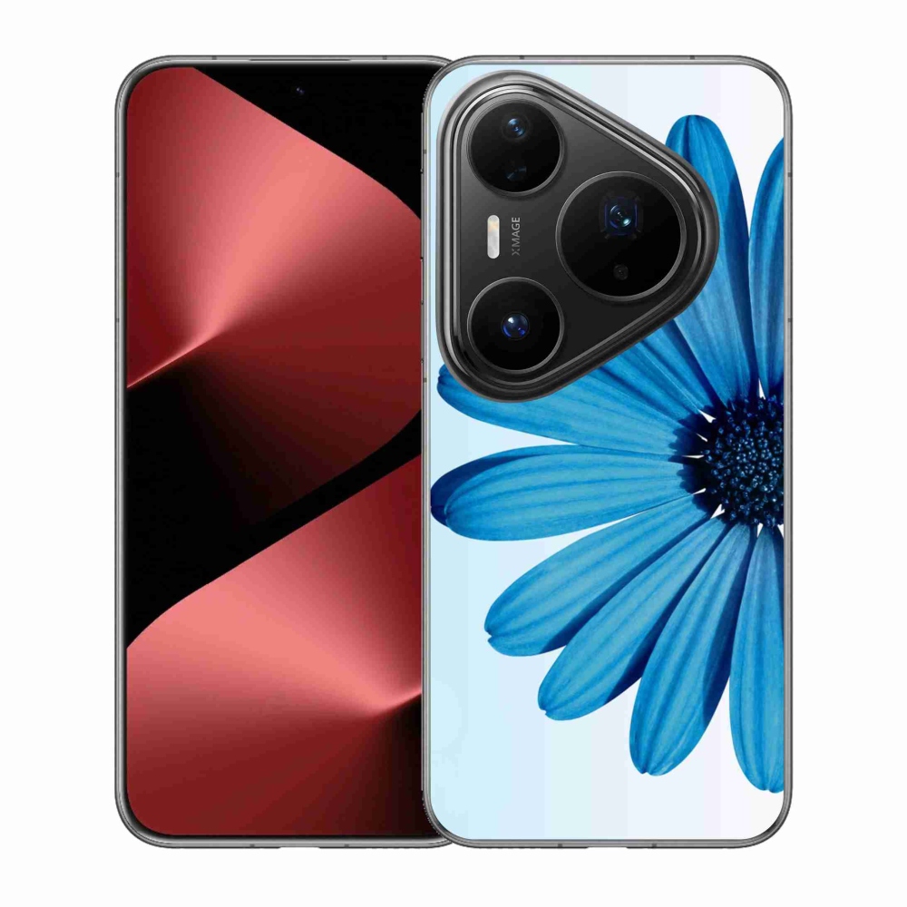 Gélový kryt mmCase na Huawei Pura 80 Pro - modrá margaréta
