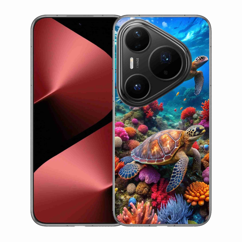 Gélový kryt mmCase na Huawei Pura 80 Pro - morský svet 2