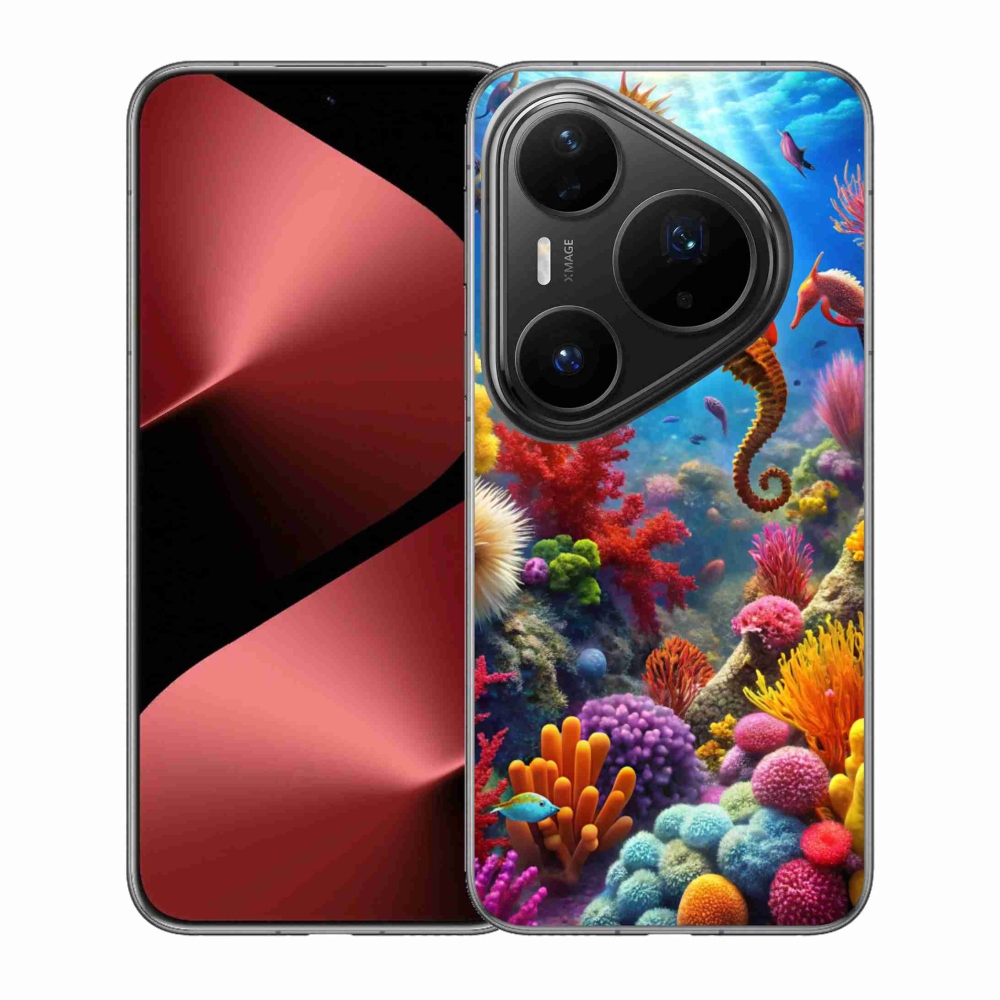 Gélový kryt mmCase na Huawei Pura 80 Pro - morský svet 3