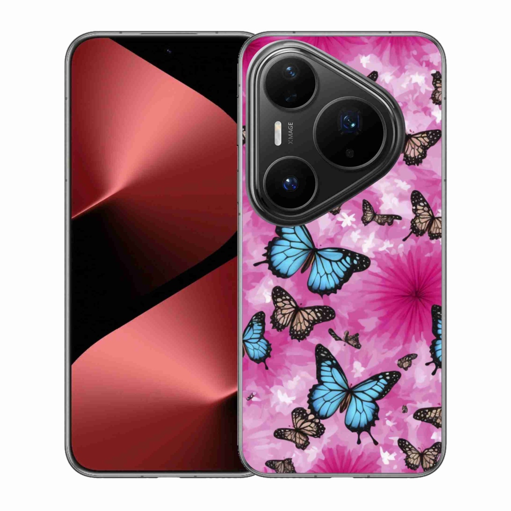 Gélový kryt mmCase na Huawei Pura 80 Pro - motýlia záhrada