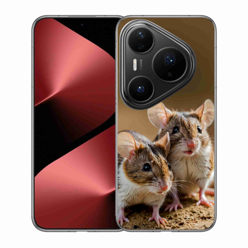 Gélový kryt mmCase na Huawei Pura 80 Pro - myší duo