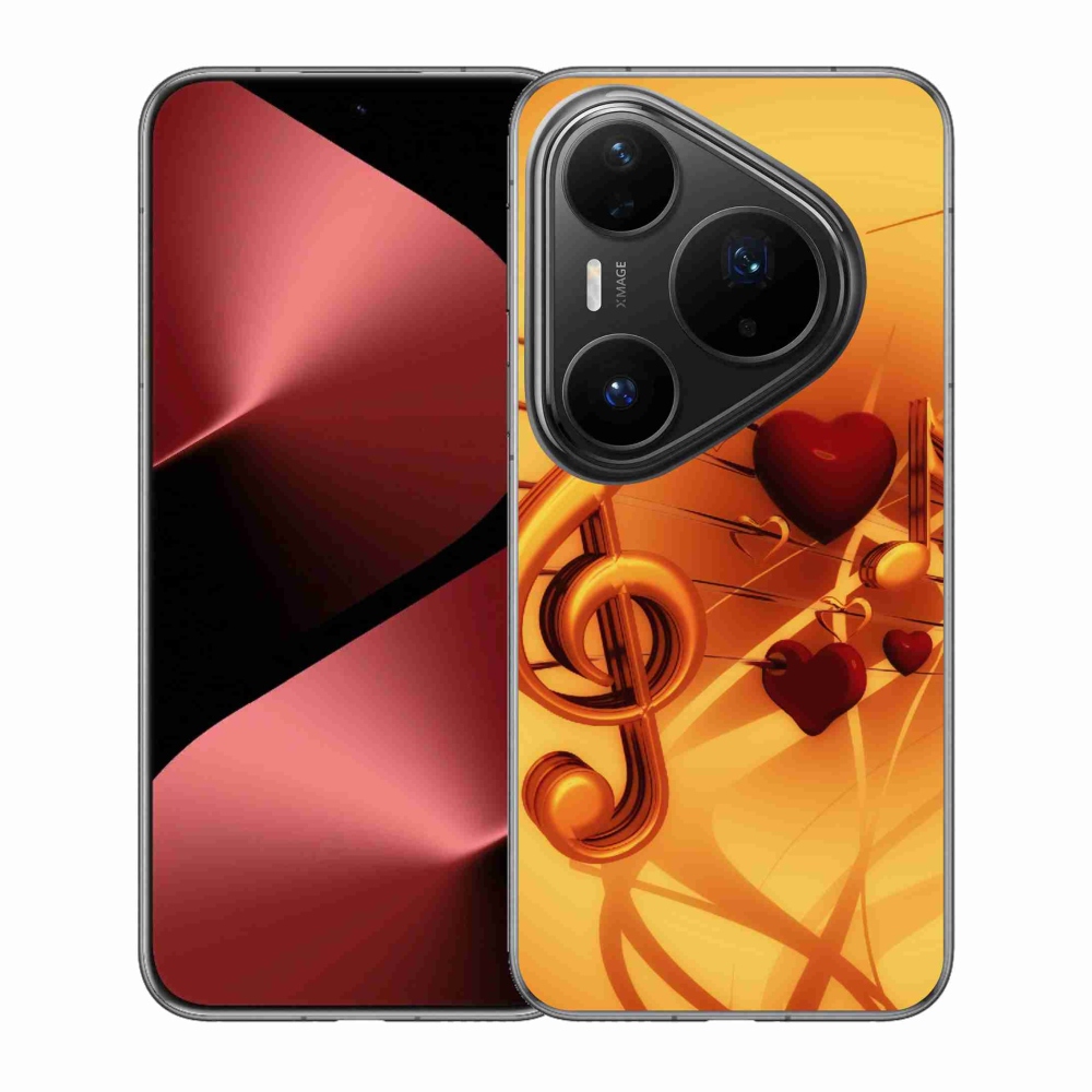 Gélový kryt mmCase na Huawei Pura 80 Pro - noty