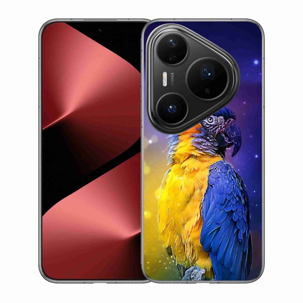 Gélový kryt mmCase na Huawei Pura 80 Pro - papagáj ara 1