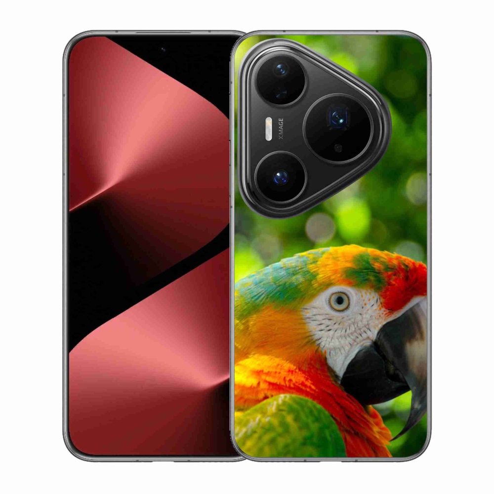 Gélový kryt mmCase na Huawei Pura 80 Pro - papagáj ara 3