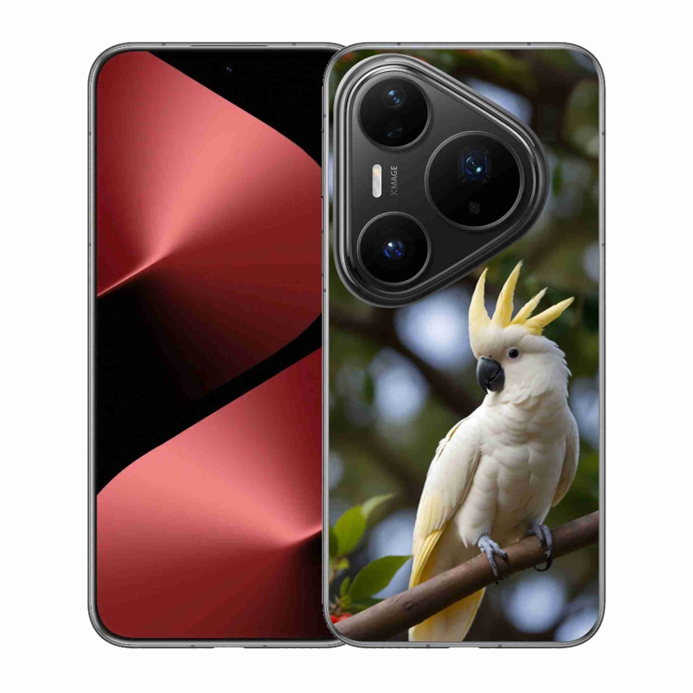 Gélový kryt mmCase na Huawei Pura 80 Pro - papagáj kakadu 3