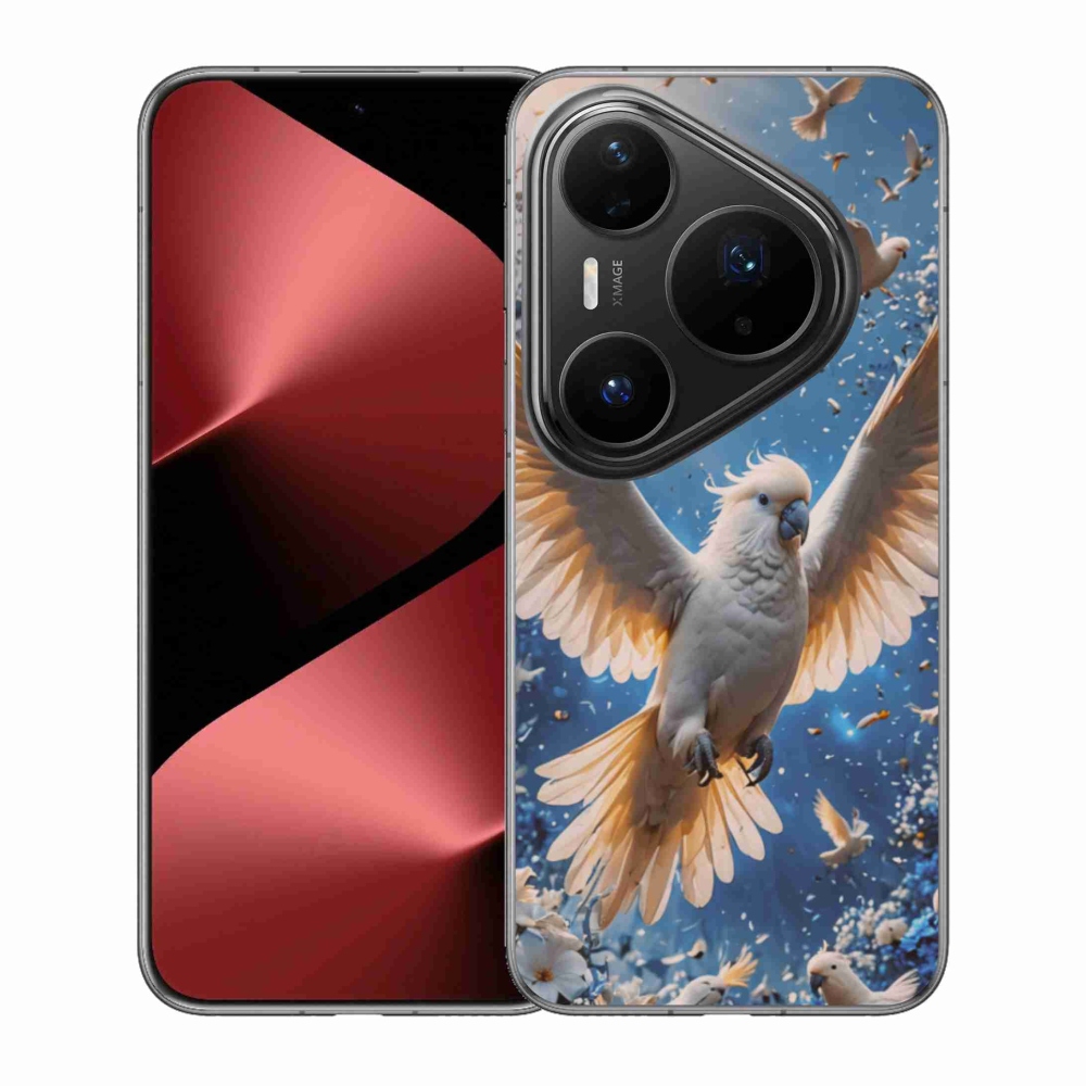 Gélový kryt mmCase na Huawei Pura 80 Pro - papagáj kakadu