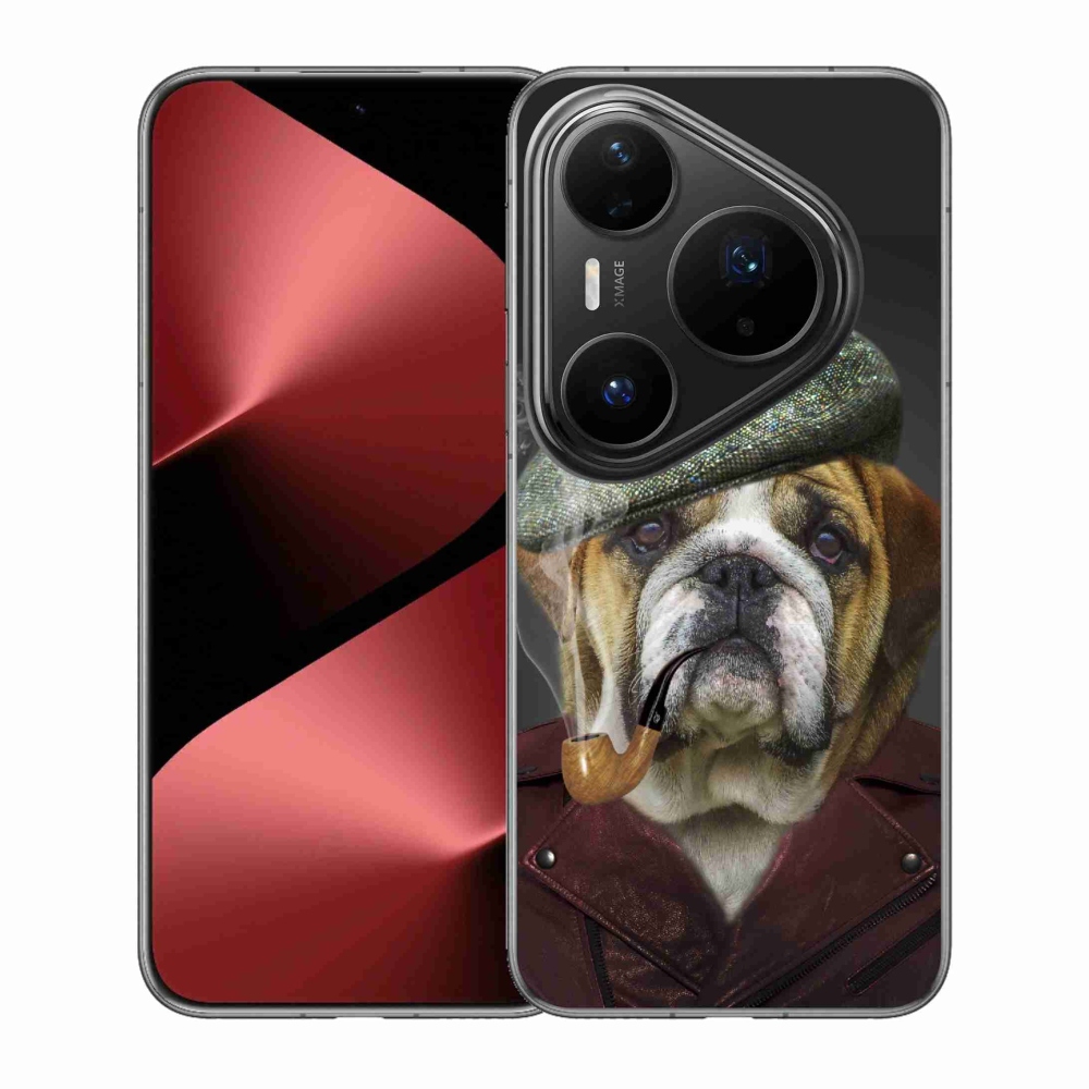 Gélový kryt mmCase na Huawei Pura 80 Pro - pes s fajkou
