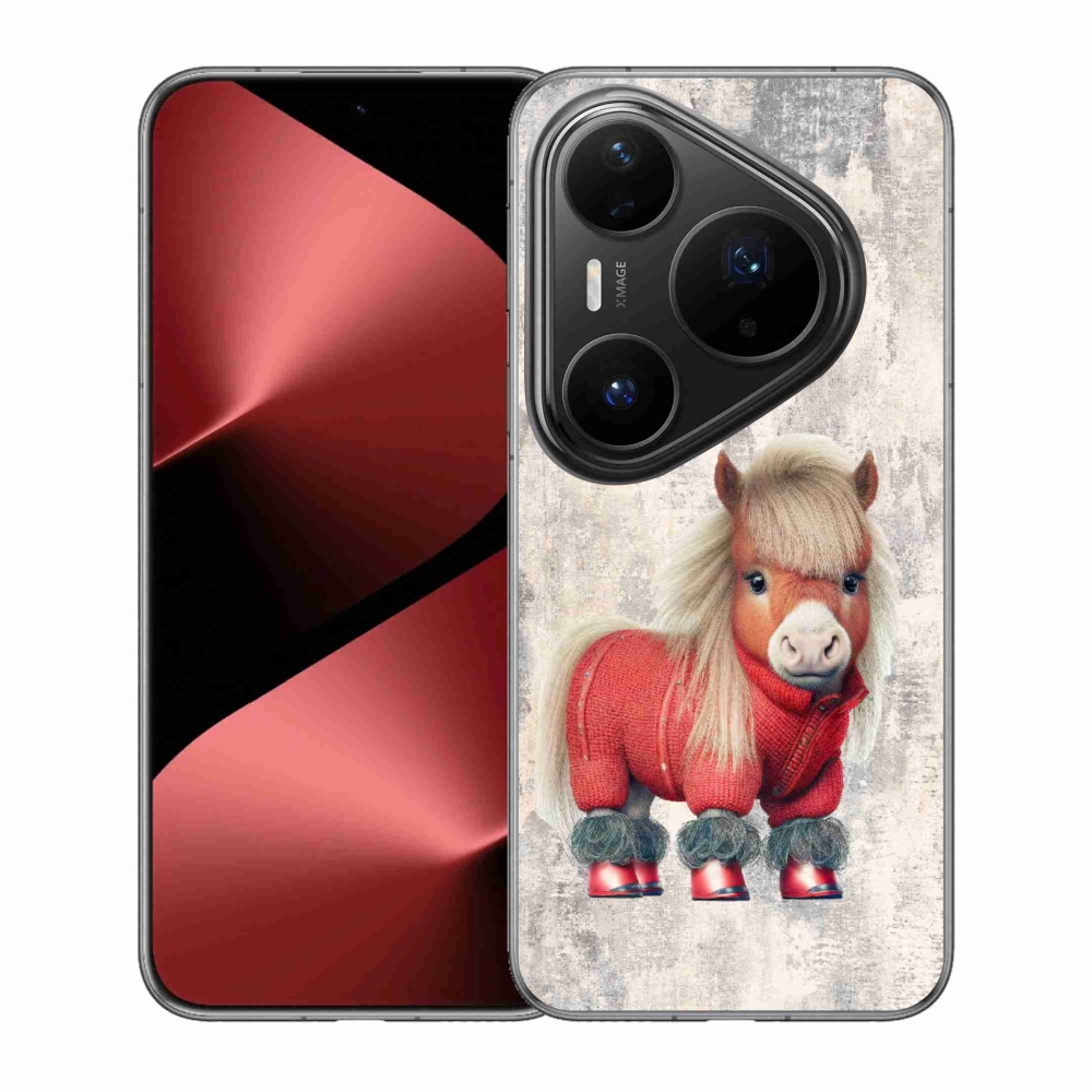 Gélový kryt mmCase na Huawei Pura 80 Pro - poník vo svetri