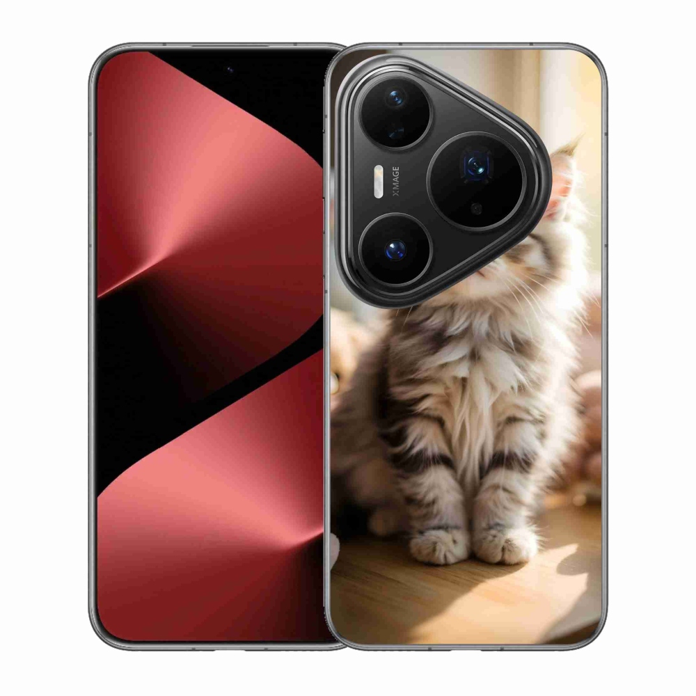 Gélový kryt mmCase na Huawei Pura 80 Pro - roztomilé mačiatko 10