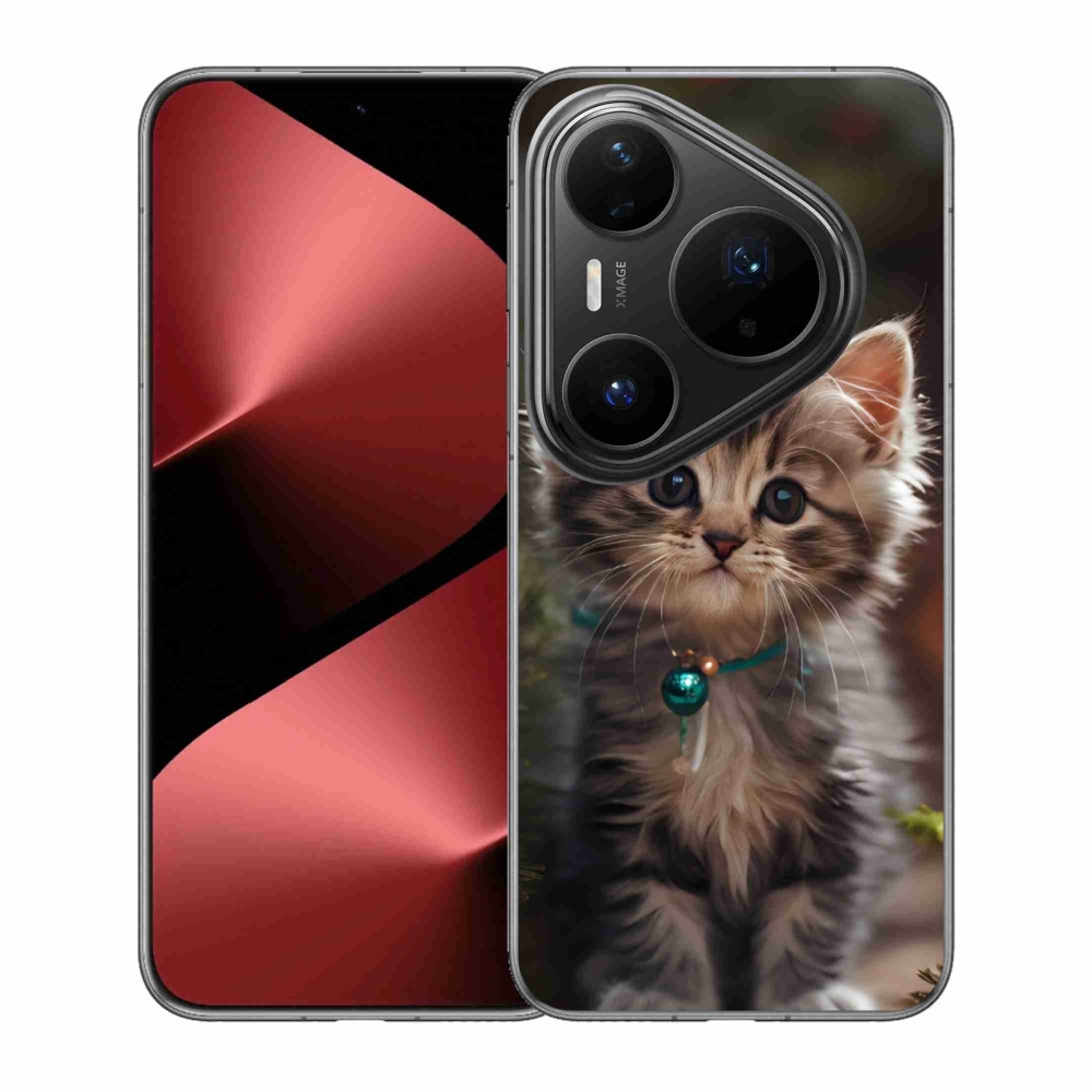 Gélový kryt mmCase na Huawei Pura 80 Pro - roztomilé mačiatko 11
