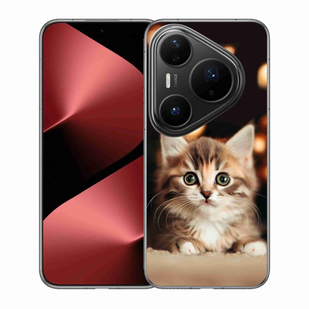 Gélový kryt mmCase na Huawei Pura 80 Pro - roztomilé mačiatko 2