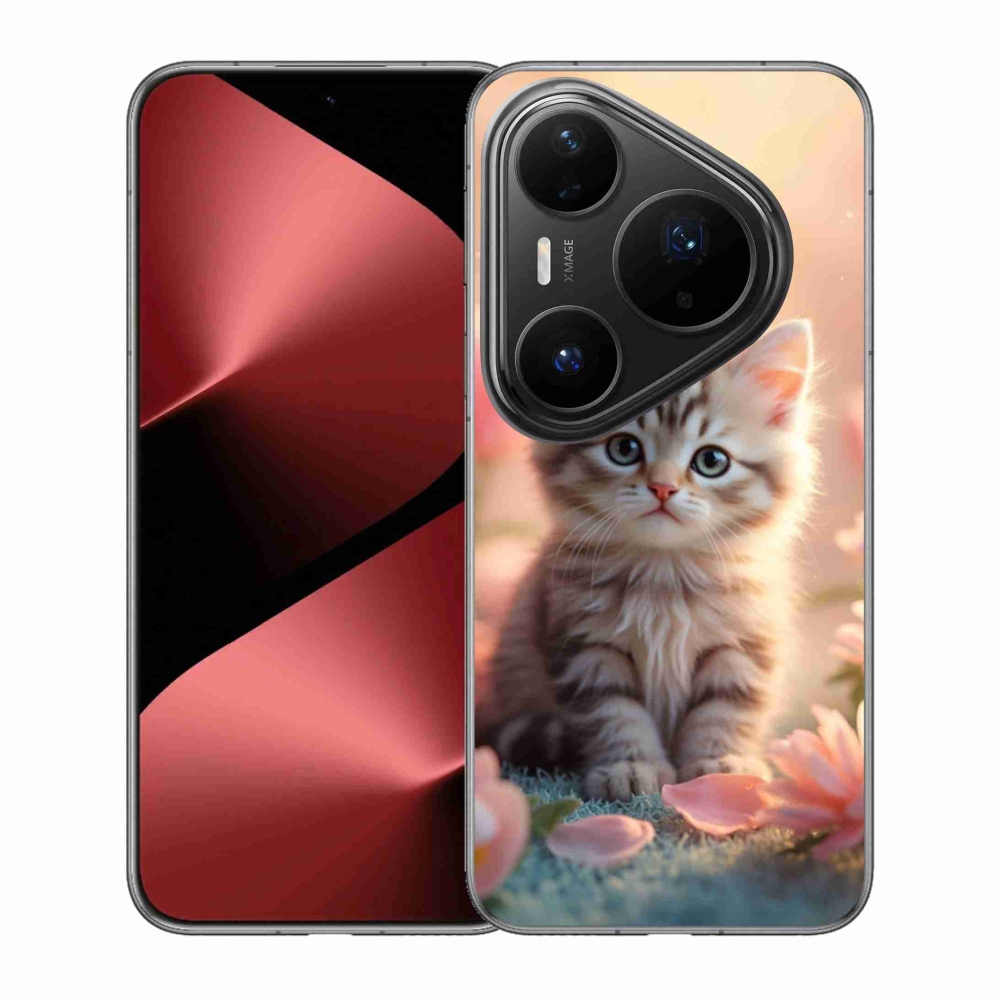 Gélový kryt mmCase na Huawei Pura 80 Pro - roztomilé mačiatko 8