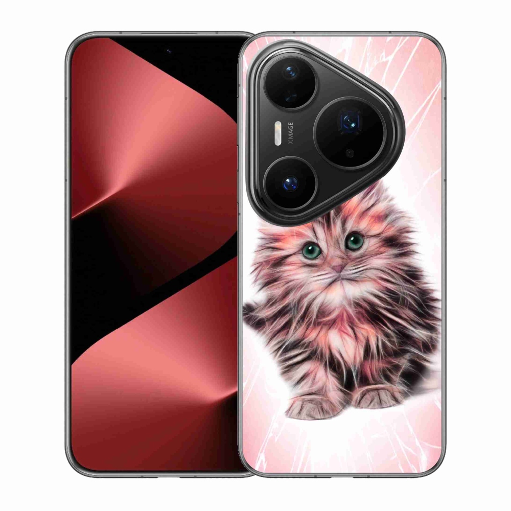 Gélový kryt mmCase na Huawei Pura 80 Pro - roztomilé mačiatko