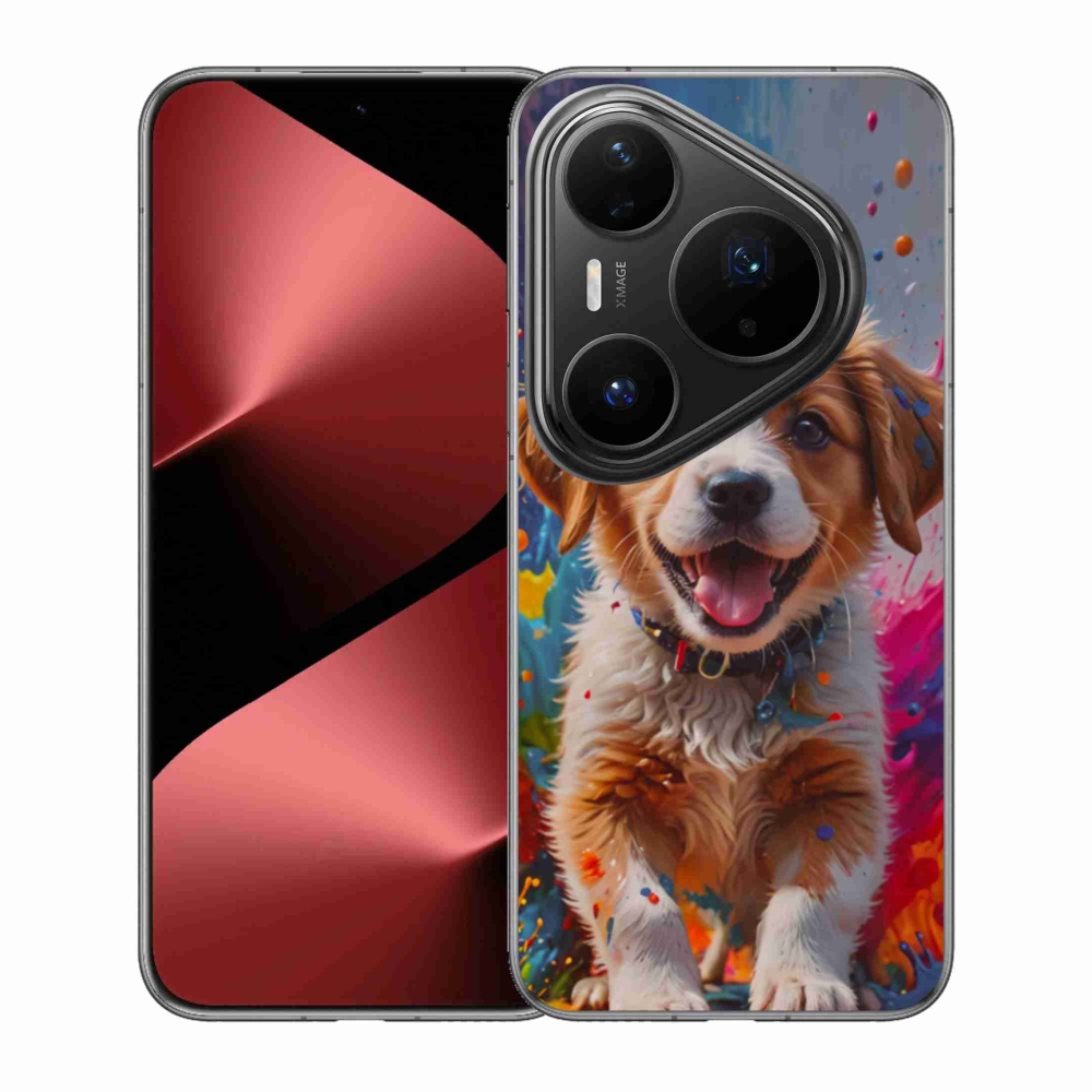 Gélový kryt mmCase na Huawei Pura 80 Pro - roztomilé šteňa 3