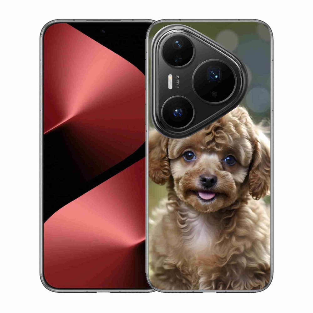 Gélový kryt mmCase na Huawei Pura 80 Pro - roztomilý pudel