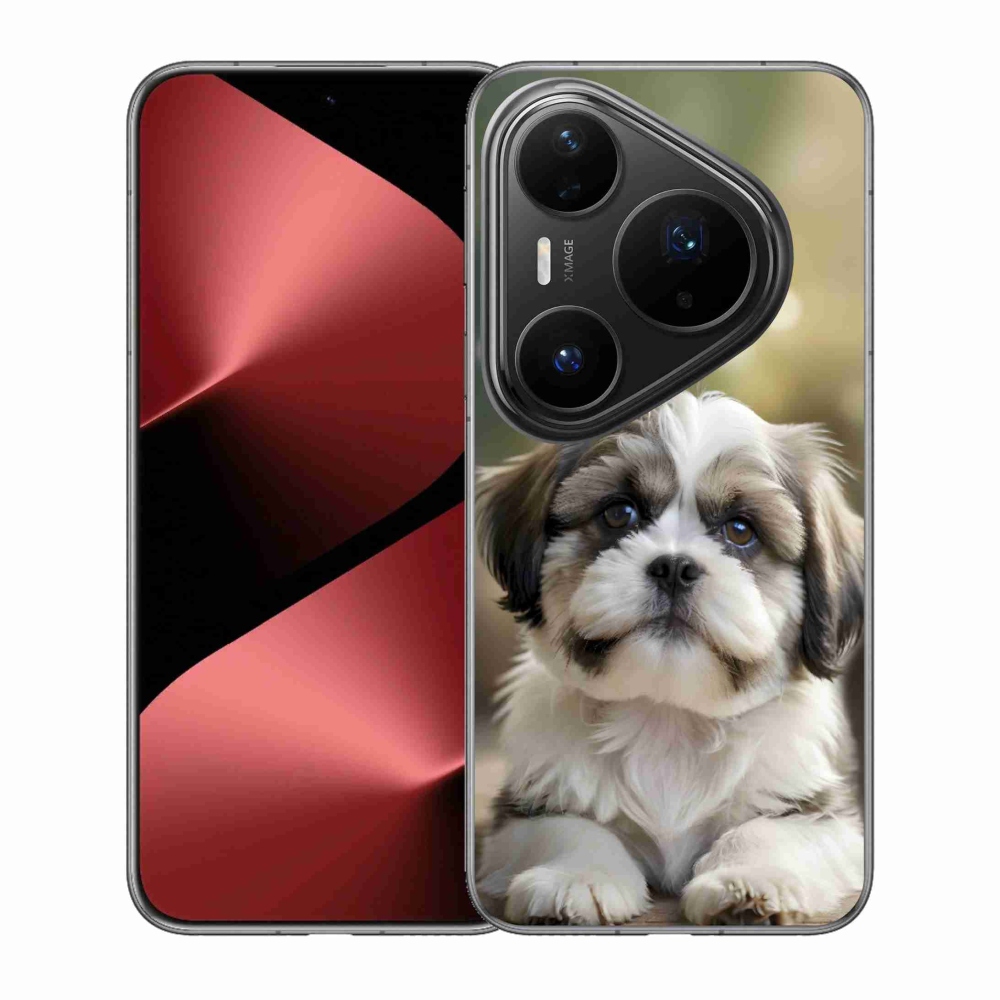 Gélový kryt mmCase na Huawei Pura 80 Pro - roztomilý shih-tzu